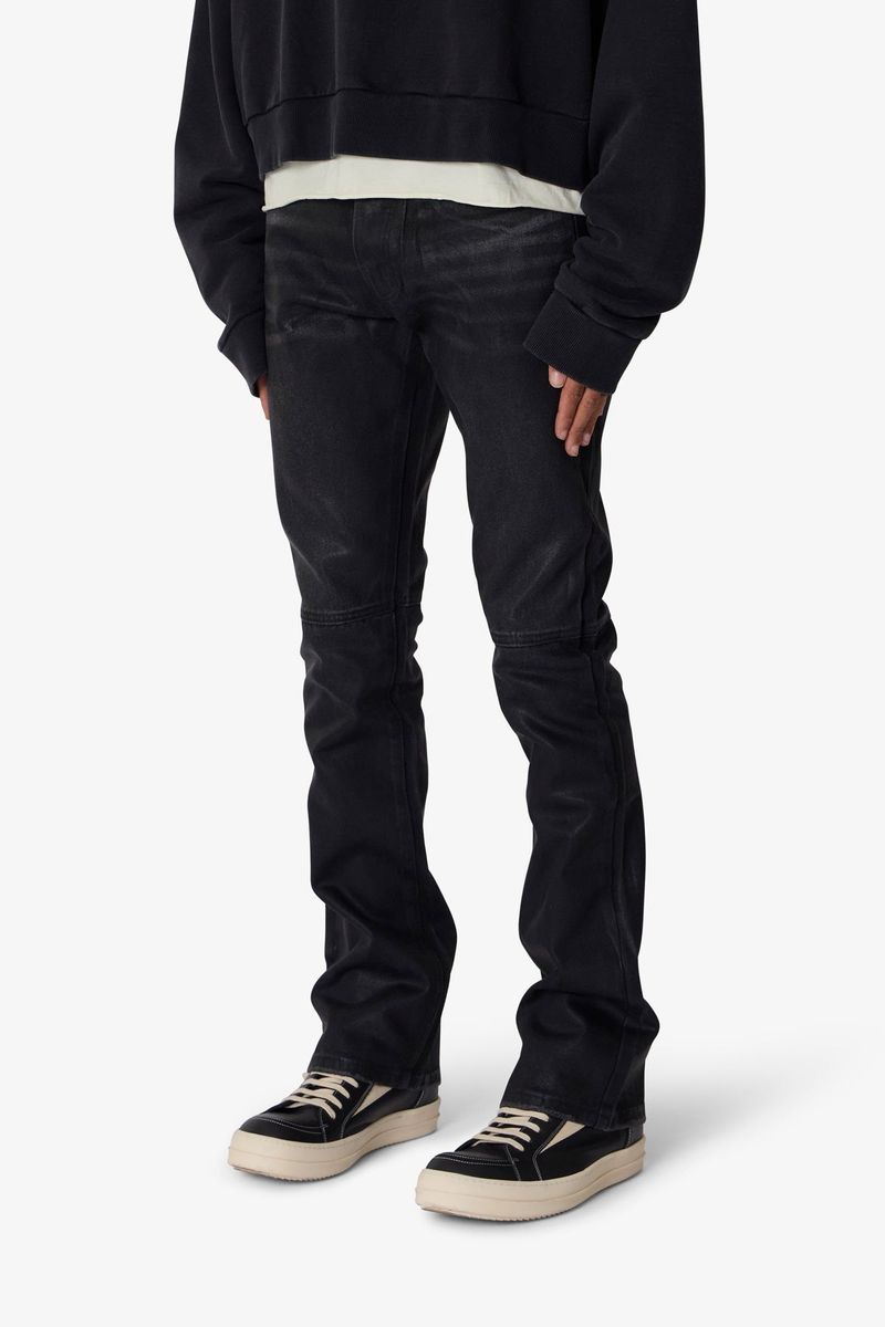 Mnml B729 Waxed Flare Denim