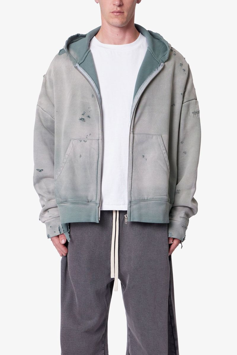 Mnml Distressed Thermal Hoodie