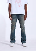 Crysp Arch Wax Flare Denim