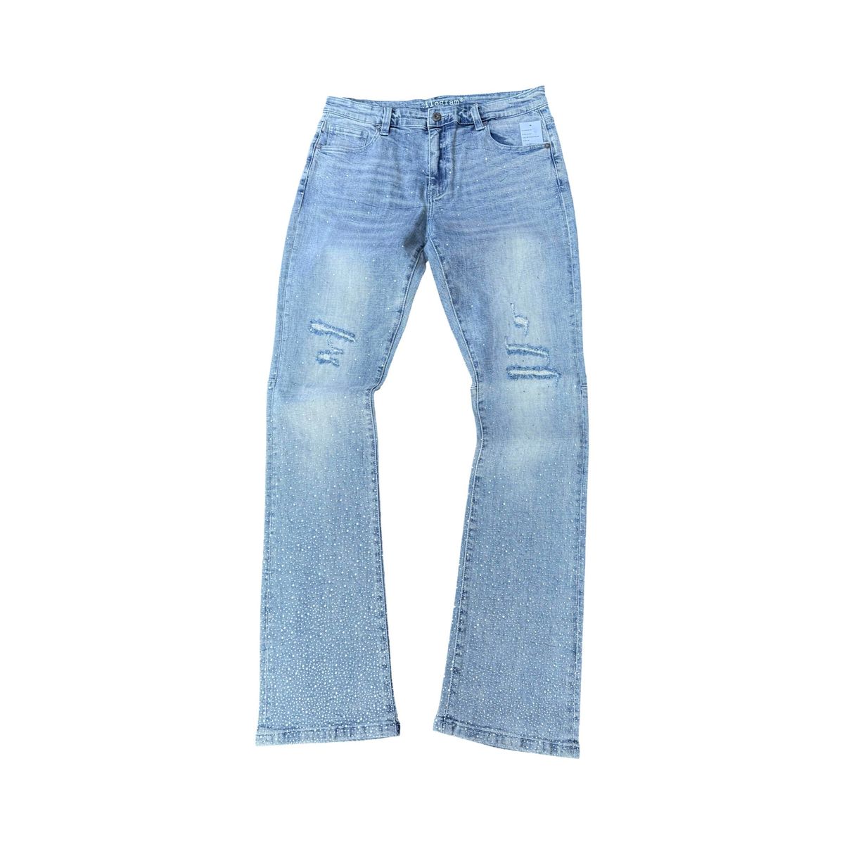 Kilogram Rhinestone Stack Denim