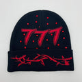 Hudson 777 V2 Red Rhinestone Beanie