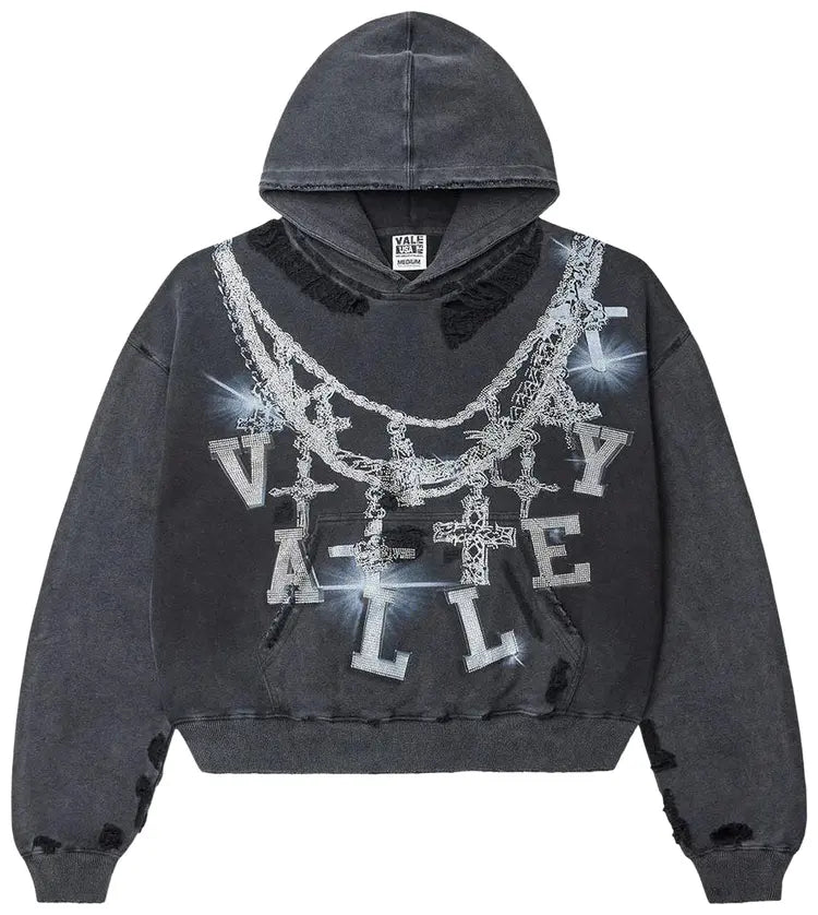 Vale Big Chain Bling Hoodie