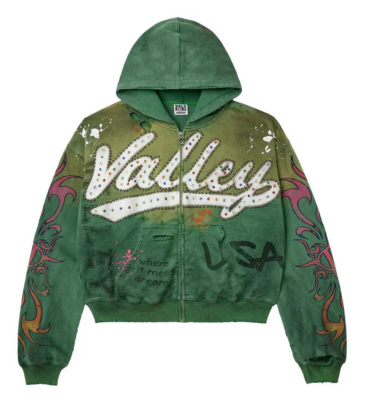 Vale Forever Inferno Zip Up Hoodie