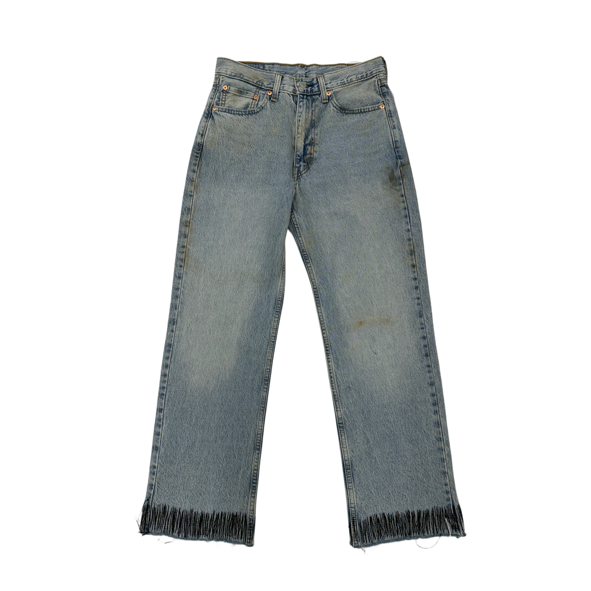 Root Of Evil Black Pin Stich Denim