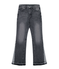 Undeveloped Charcoal Split Flare Denim