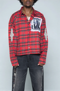 Fraternal Dapper Don Flannel Botton Up