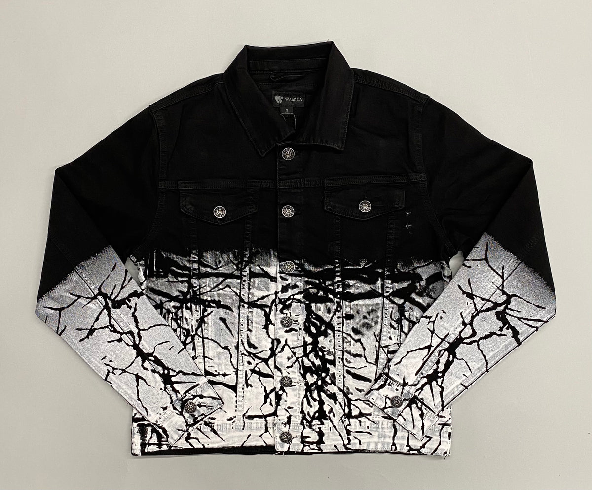 Waimea Faded Crackle Denim Jacket