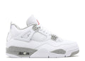 Air Jordan 4 Retro White/Fire Red Tech Grey Shoe